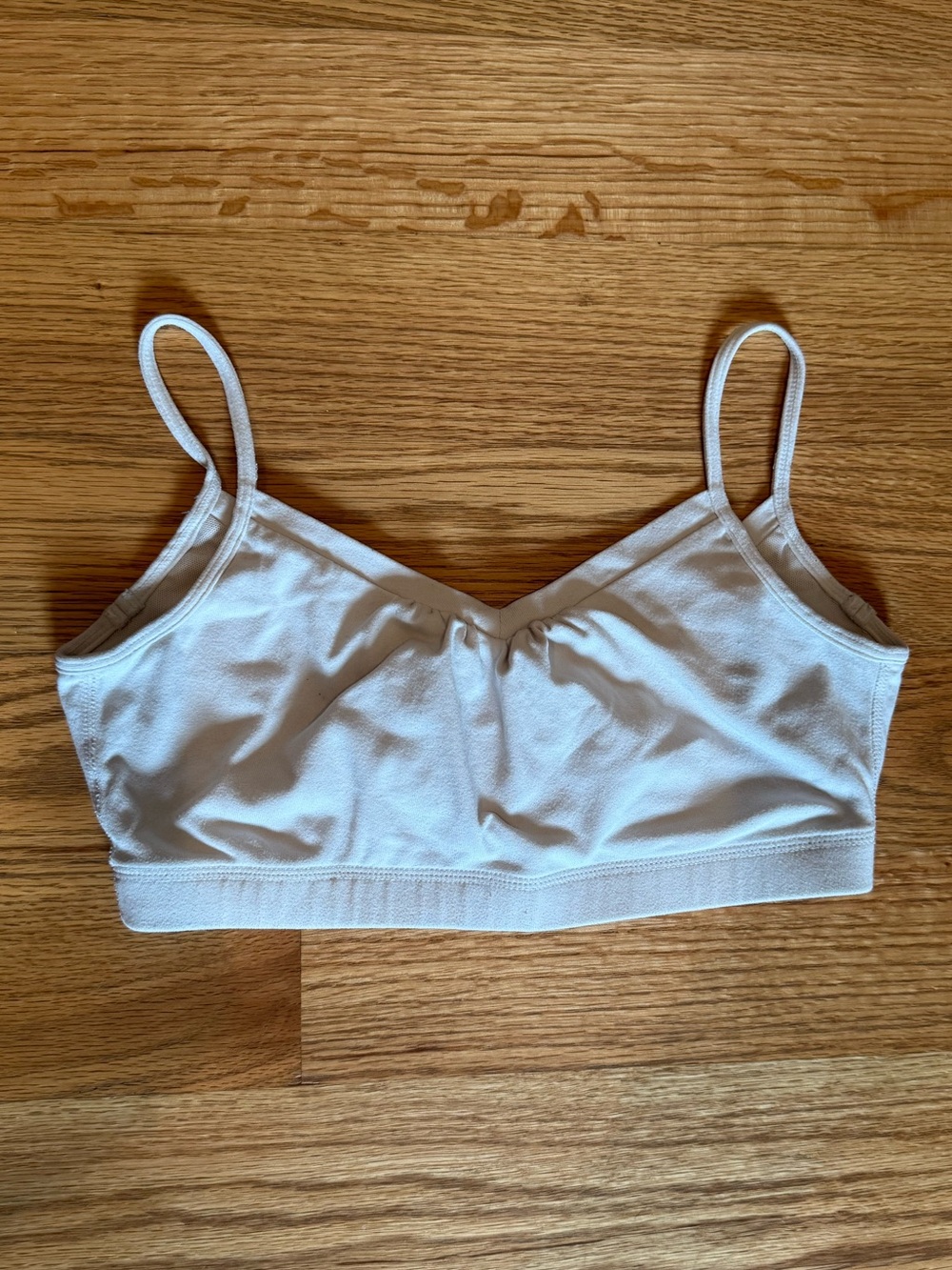 lululemon White triangle sports bra